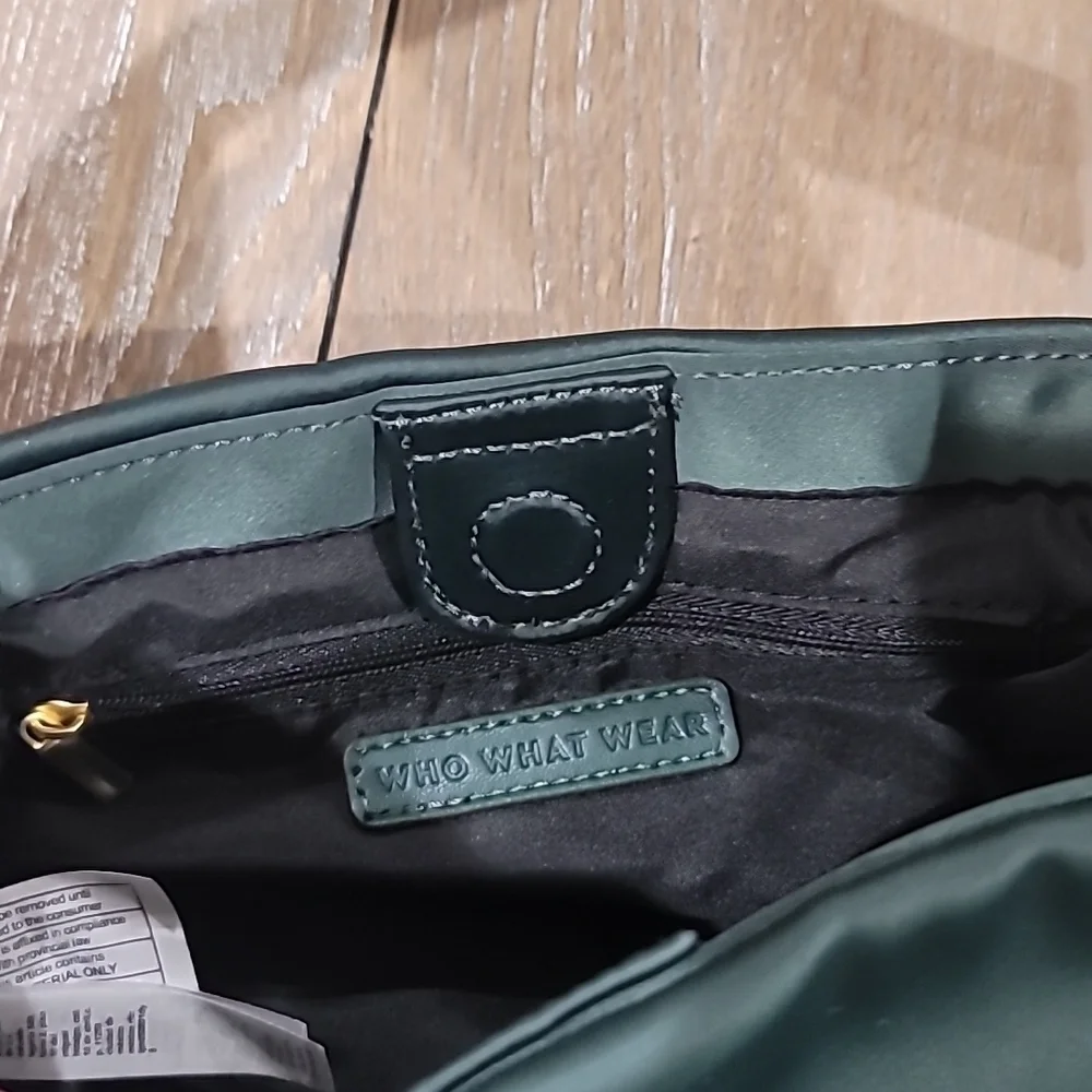 Who What Wear Logan Satin Shoulder Bag
